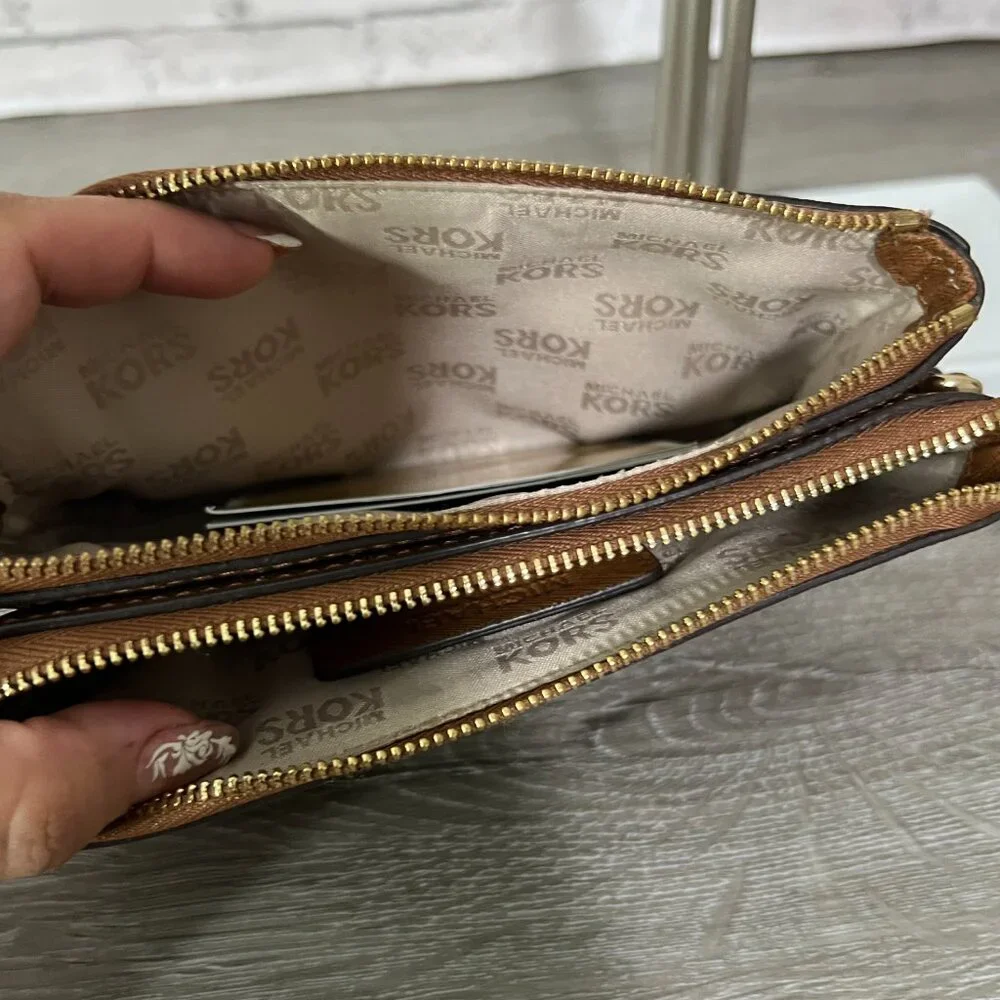 Michael Kors Double Zip Wallet Wristlet